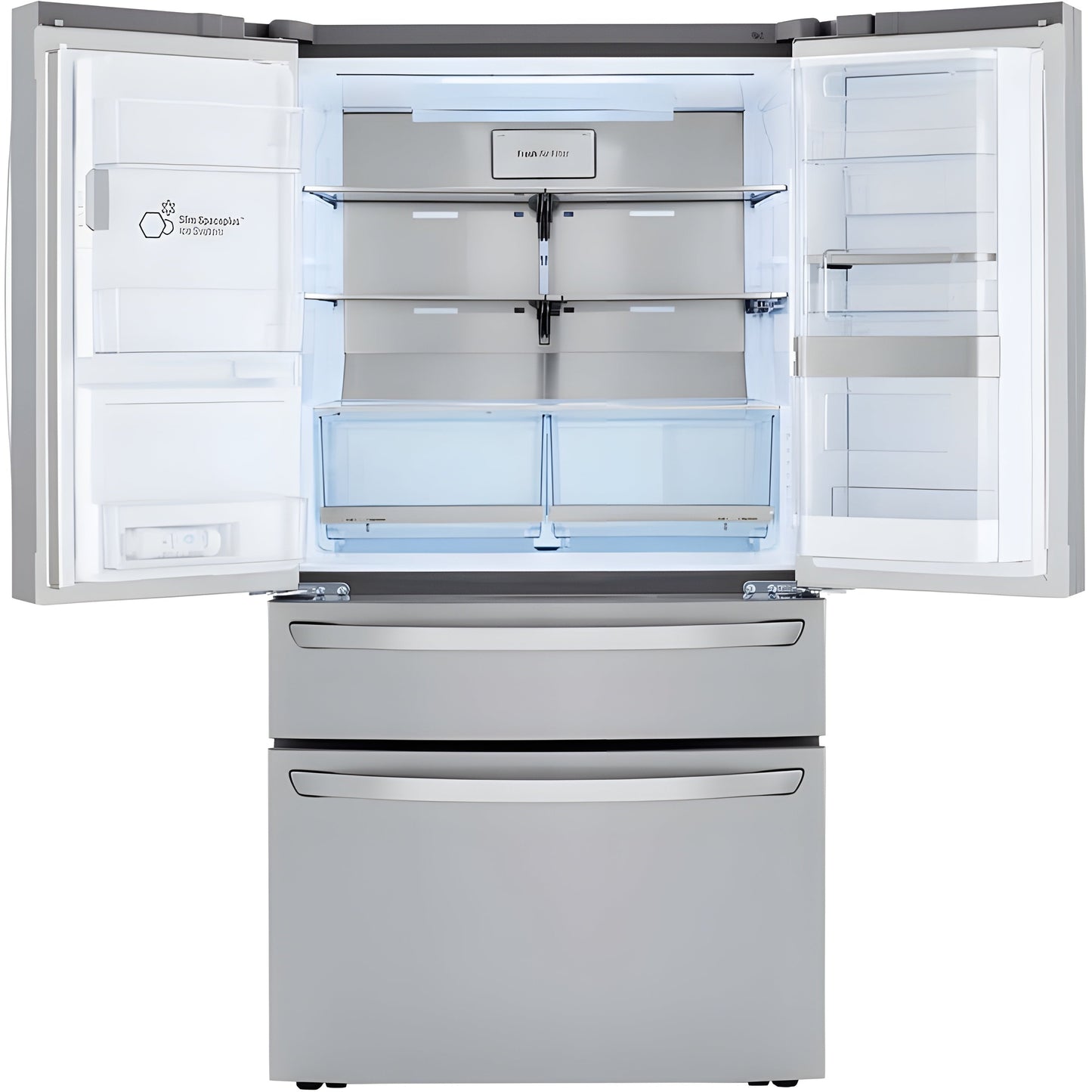 LG 36 in. 4-Door French Door Refrigerator in Stainless Steel 30 Cu. Ft. (LRMDS3006S)