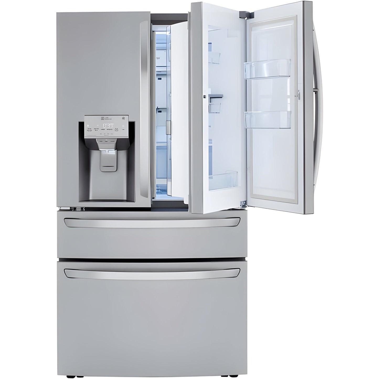 LG 36 in. 4-Door French Door Refrigerator in Stainless Steel 30 Cu. Ft. (LRMDS3006S)