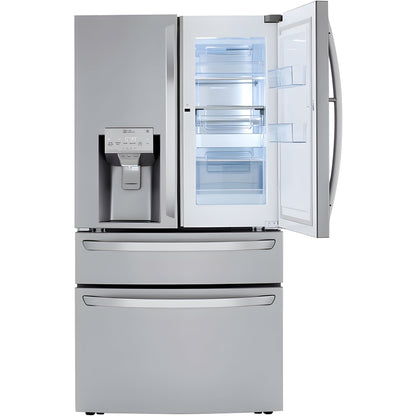LG 36 in. 4-Door French Door Refrigerator in Stainless Steel 30 Cu. Ft. (LRMDS3006S)