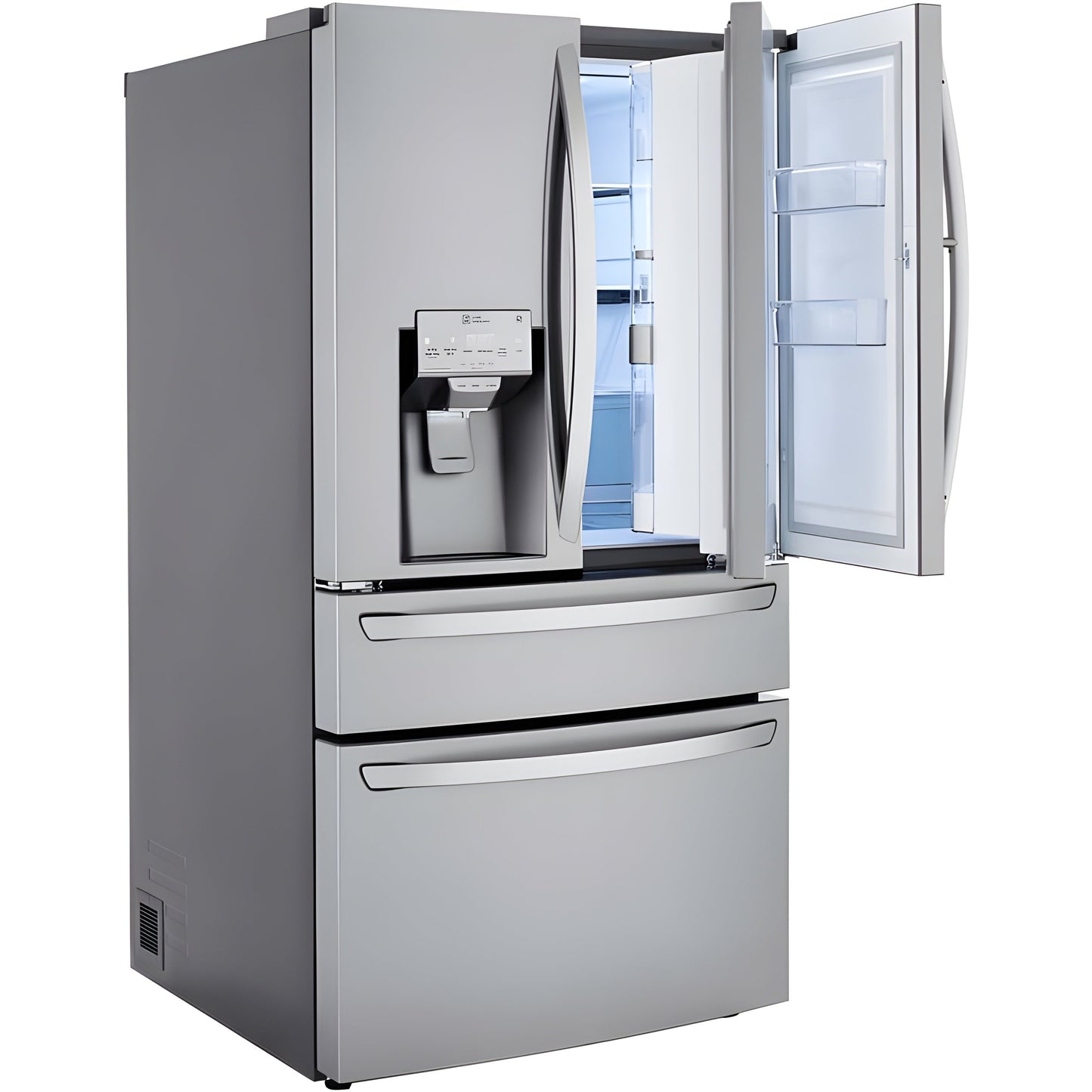 LG 36 in. 4-Door French Door Refrigerator in Stainless Steel 30 Cu. Ft. (LRMDS3006S)