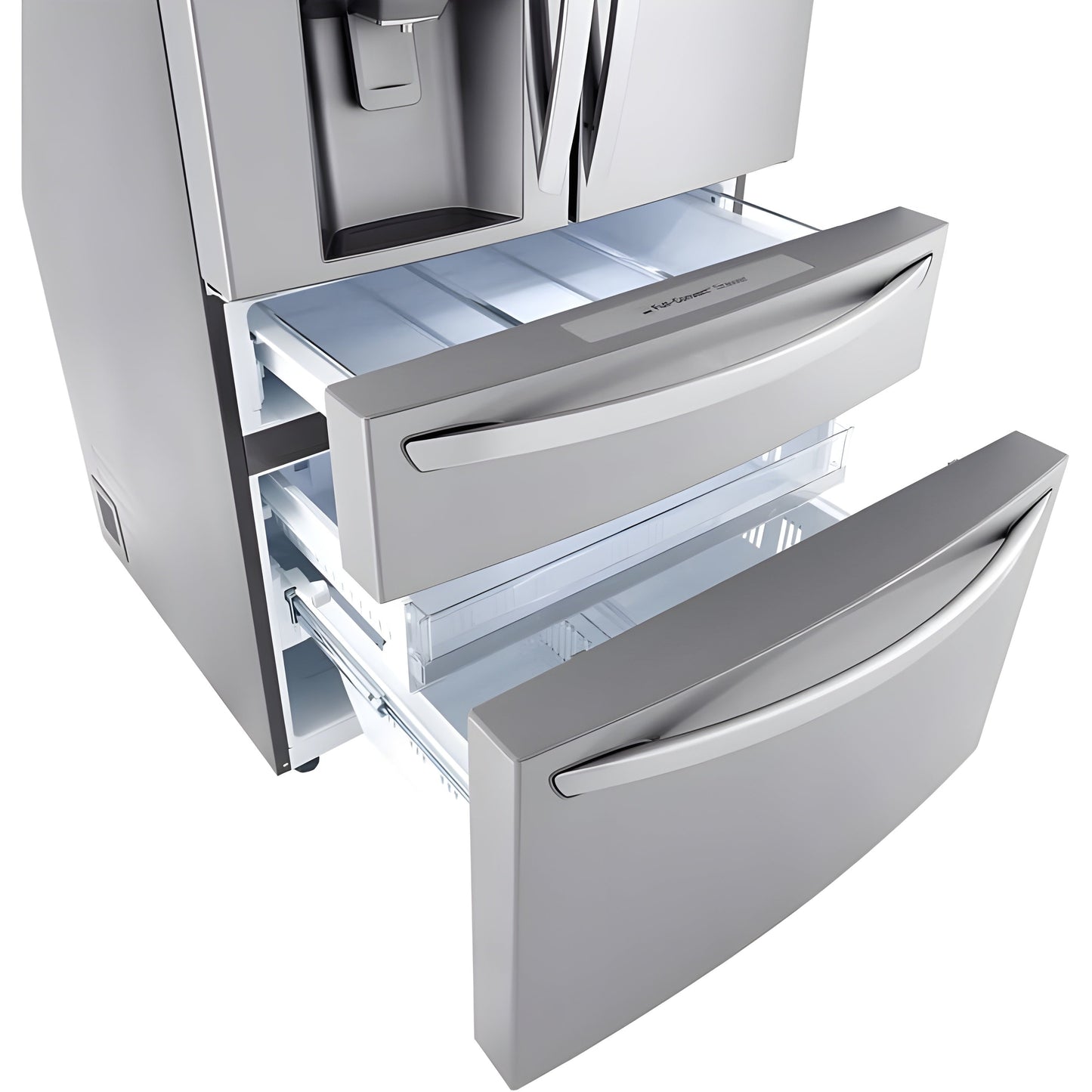 LG 36 in. 4-Door French Door Refrigerator in Stainless Steel 30 Cu. Ft. (LRMDS3006S)