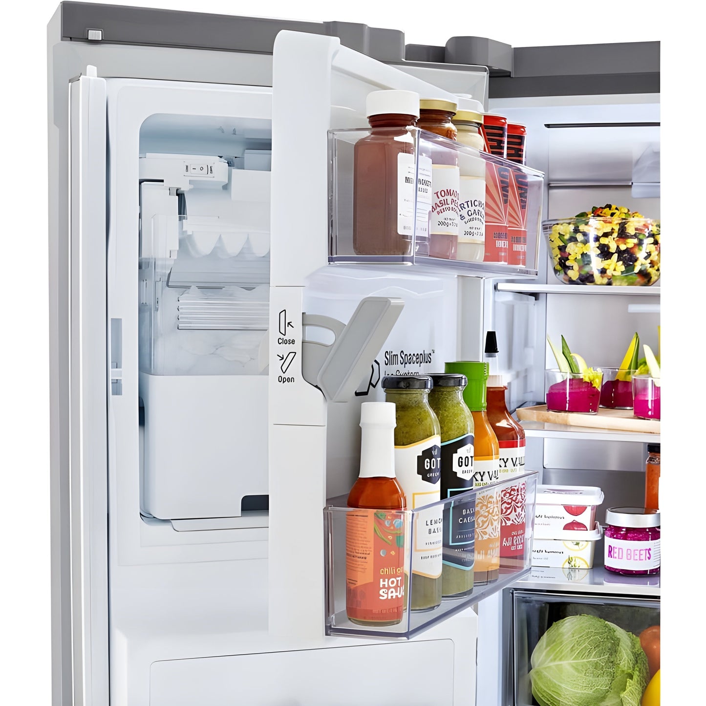 LG 36 in. 4-Door French Door Refrigerator in Stainless Steel 30 Cu. Ft. (LRMDS3006S)