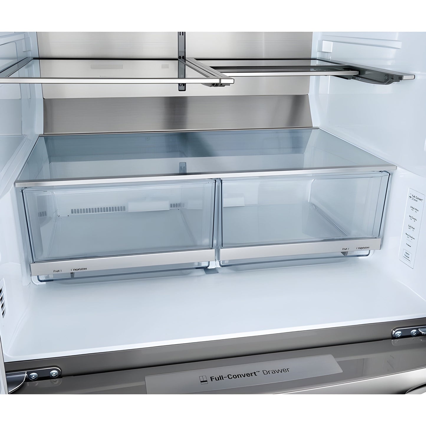 LG 36 in. 4-Door French Door Refrigerator with InstaView, Stainless Steel 23 Cu. Ft. (LRMVC2306S)