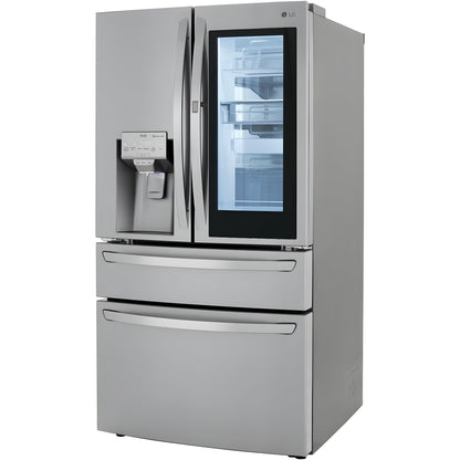 LG 36 in. 4-Door French Door Refrigerator with InstaView, Stainless Steel 30 Cu. Ft. (LRMVS3006S)