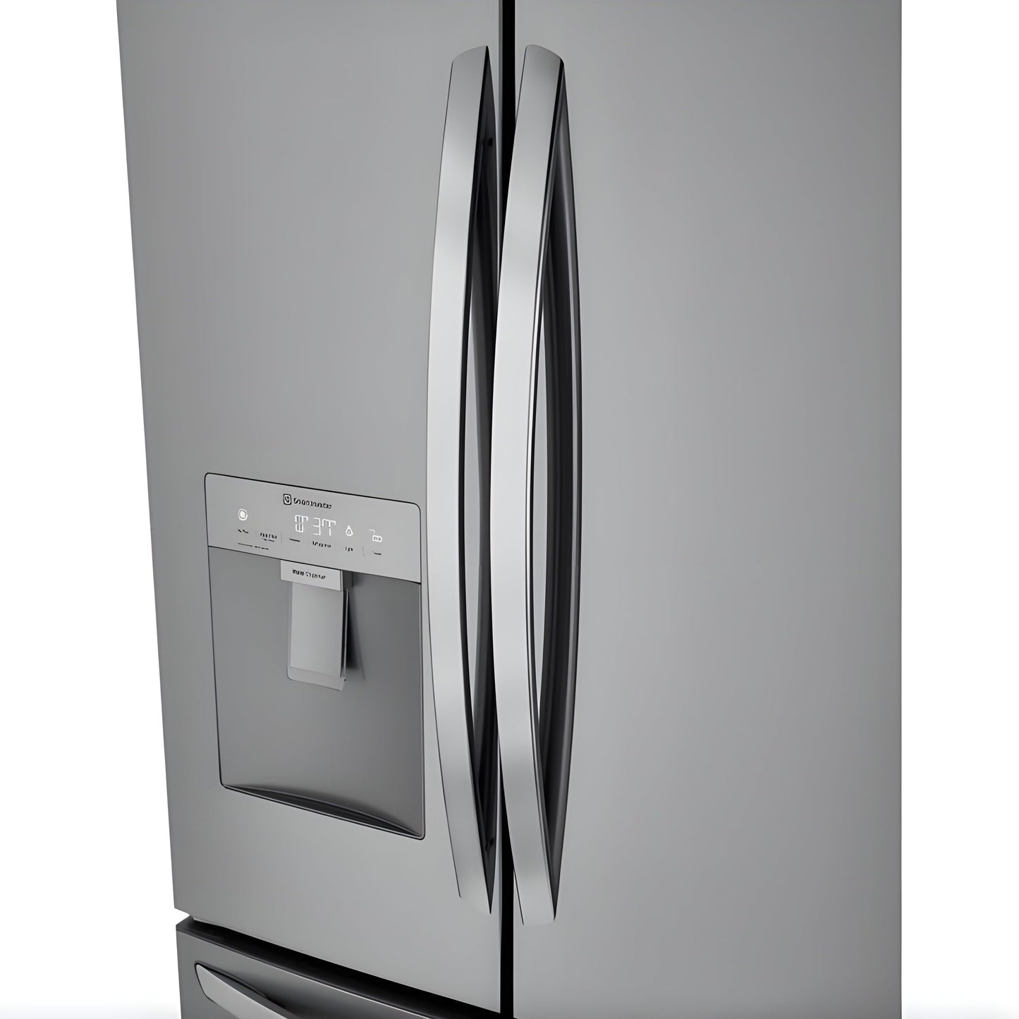 LG 36 in. French Door Refrigerator with Slim Design Water Dispenser in Stainless Steel 29 Cu. Ft. (LRFWS2906V)