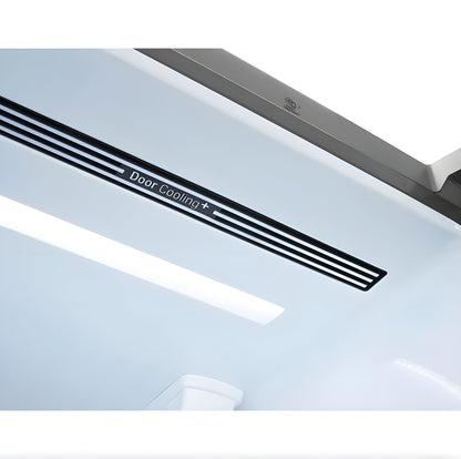 LG 36 in. Side-by-Side Counter-Depth Refrigerator in Stainless Steel 23 Cu. Ft. (LRSXC2306S)