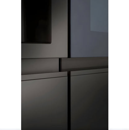 LG 36 in. Side-by-Side InstaView Refrigerator with Craft Ice in Black Stainless 27 Cu. Ft. (LRSOS2706D)