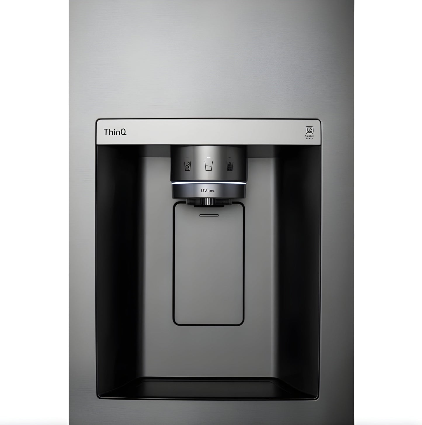 LG 36 in. Side-by-Side InstaView Refrigerator with Craft Ice in Stainless 27 Cu. Ft. (LRSOS2706S)