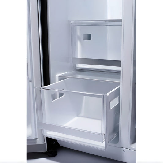 LG 36 in. Side-by-Side InstaView Refrigerator with Craft Ice in Stainless 27 Cu. Ft. (LRSOS2706S)