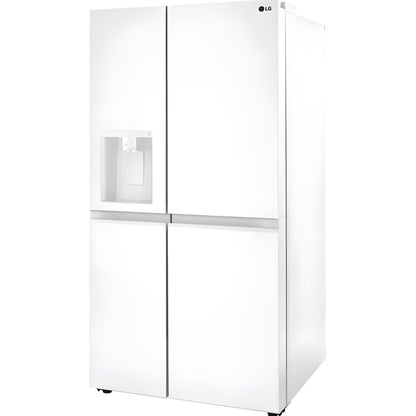 LG 36 in. Side-by-Side Refrigerator in Smooth White 27 Cu. Ft. (LRSXS2706W)