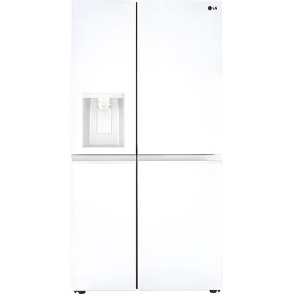 LG 36 in. Side-by-Side Refrigerator in Smooth White 27 Cu. Ft. (LRSXS2706W)