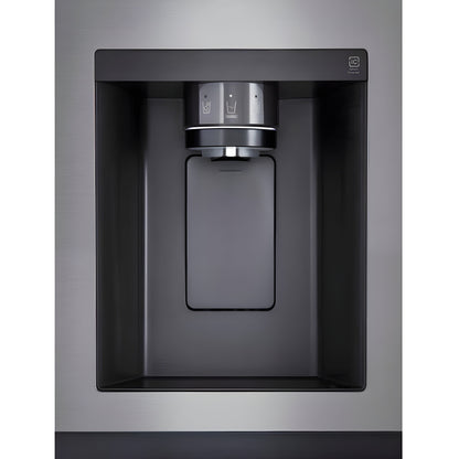 LG 36 in. Side-by-Side Refrigerator in Stainless Steel Look 27 Cu. Ft. (LRSXS2706V)