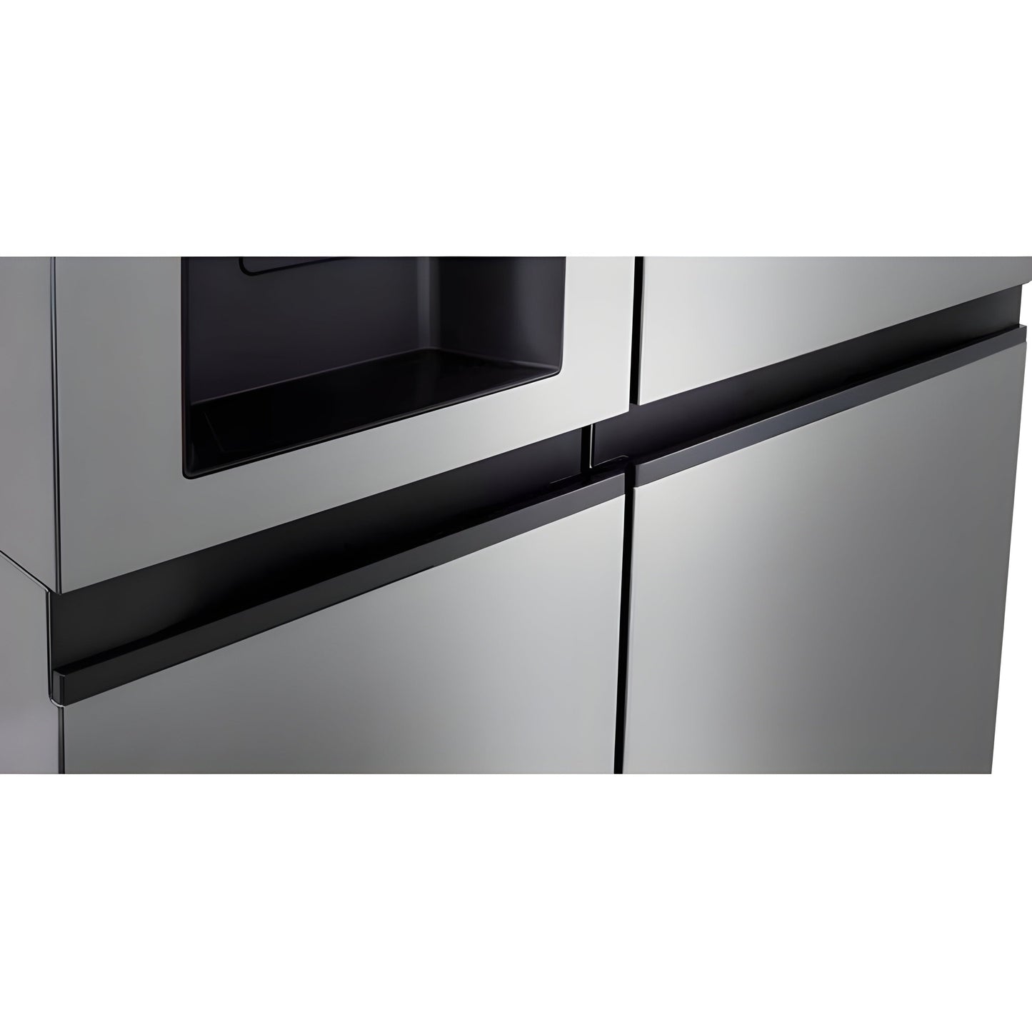 LG 36 in. Side-by-Side Refrigerator in Stainless Steel Look 27 Cu. Ft. (LRSXS2706V)