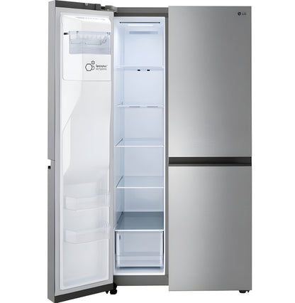 LG 36 in. Side-by-Side Refrigerator in Stainless Steel Look 27 Cu. Ft. (LRSXS2706V)