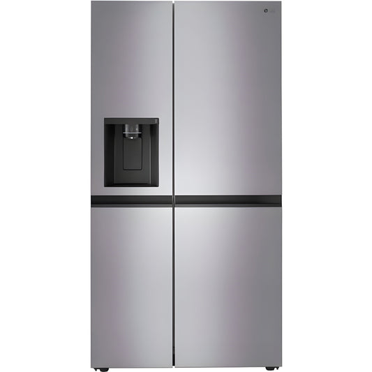 LG 36 in. Side-by-Side Refrigerator in Stainless Steel Look 27 Cu. Ft. (LRSXS2706V)