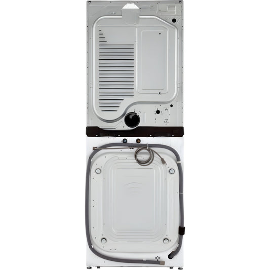 LG 4.5 -Cu. Ft. Washer and 7.4-Cu. Ft. Electric Dryer Single Unit Front Load WashTower with Center Control (WKE100HWA)