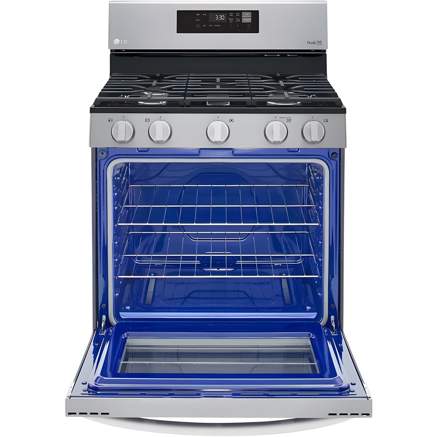 LG 30 in. Gas Smart Range with EasyClean, Stainless Steel (LRGL5821S)