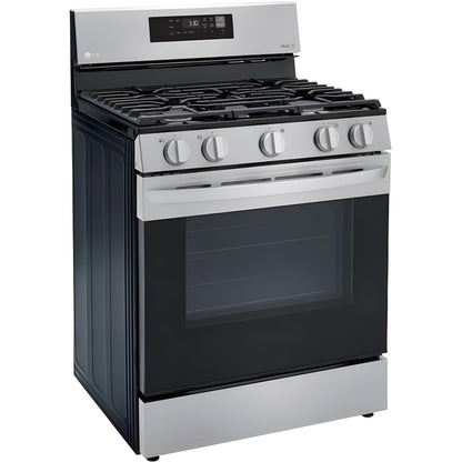 LG 30 in. Gas Smart Range with EasyClean, Stainless Steel (LRGL5821S)