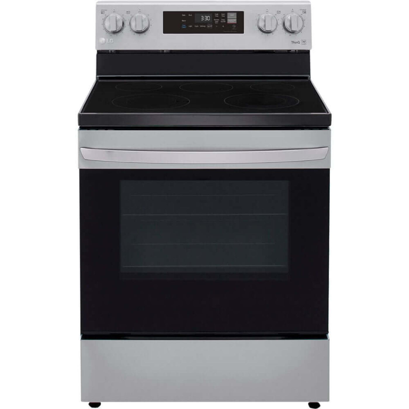 LG 30 in. 6.3-Cu. Ft. Electric Smart Range with EasyClean, Stainless Steel (LREL6321S)