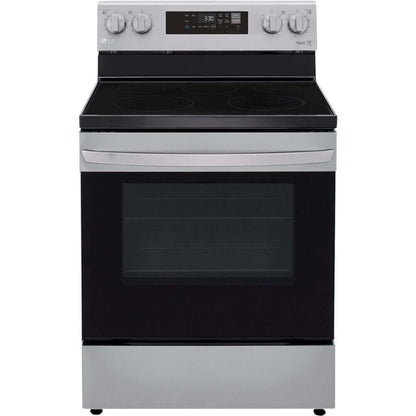 LG 30 in. 6.3-Cu. Ft. Electric Smart Range with EasyClean, Stainless Steel (LREL6321S)