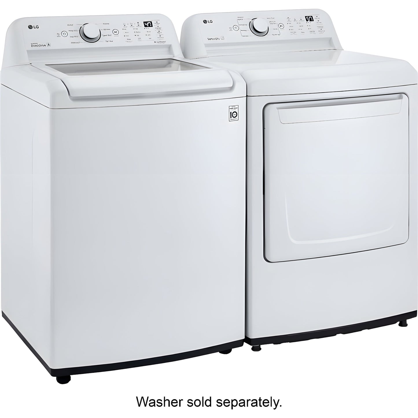 LG 7.3-Cu. Ft. Ultra Large Capacity Electric Dryer with Sensor Dry Technology in White (DLE7000W)