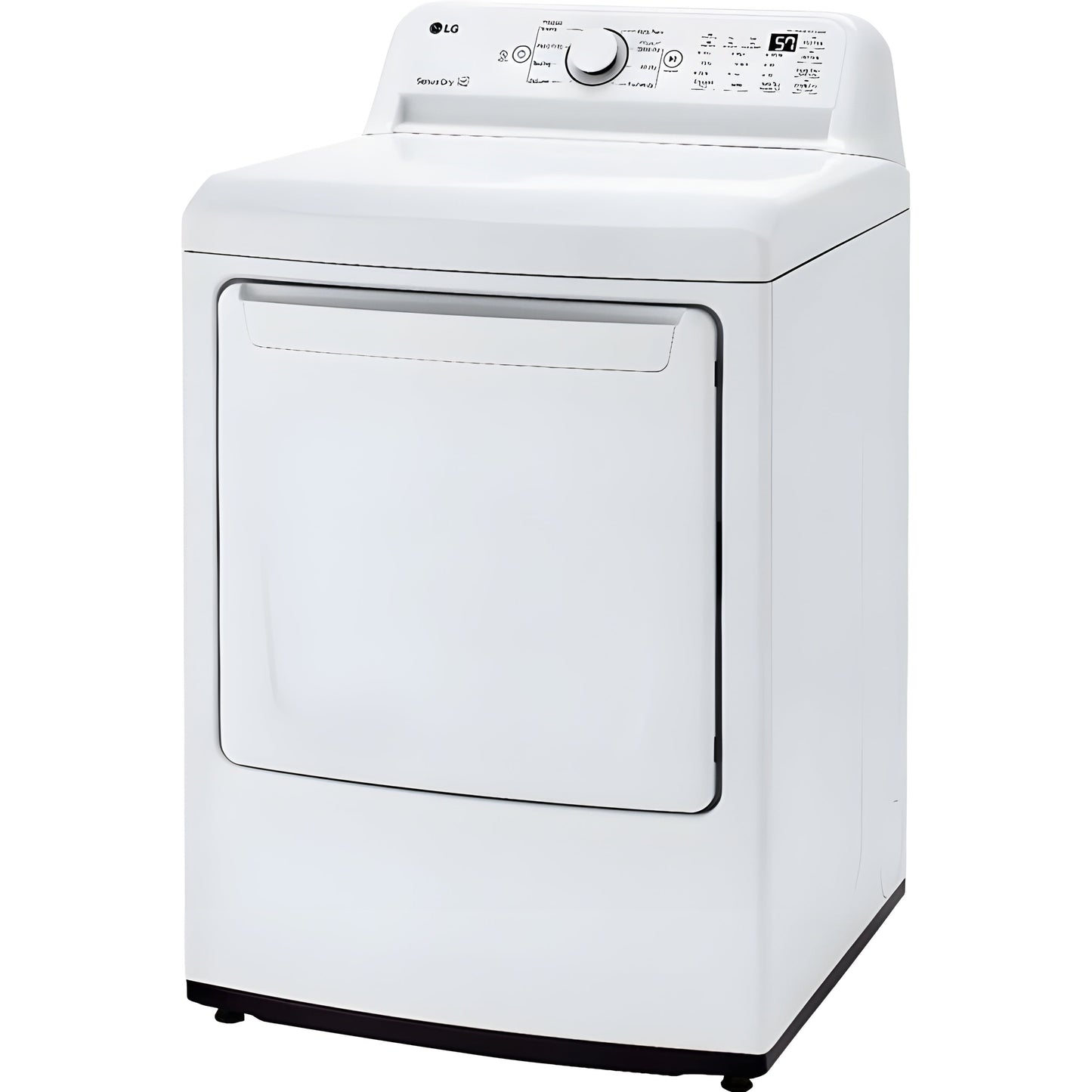 LG 7.3-Cu. Ft. Ultra Large Capacity Electric Dryer with Sensor Dry Technology in White (DLE7000W)