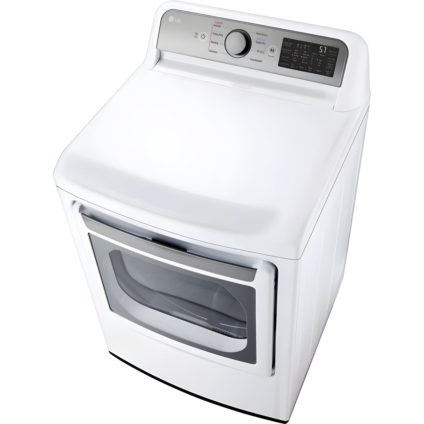 LG 7.3-Cu. Ft. Ultra Large Capacity Smart wi-fi Enabled Rear Control Electric Dryer with EasyLoad Door (DLE7400WE)