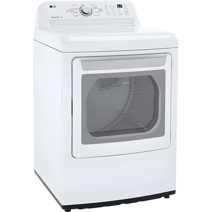 LG 7.3-cu. ft. Ultra Large Capacity Electric Dryer with Sensor Dry Technology in White (DLE7150W)