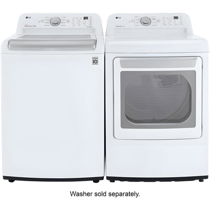 LG 7.3-cu. ft. Ultra Large Capacity Electric Dryer with Sensor Dry Technology in White (DLE7150W)
