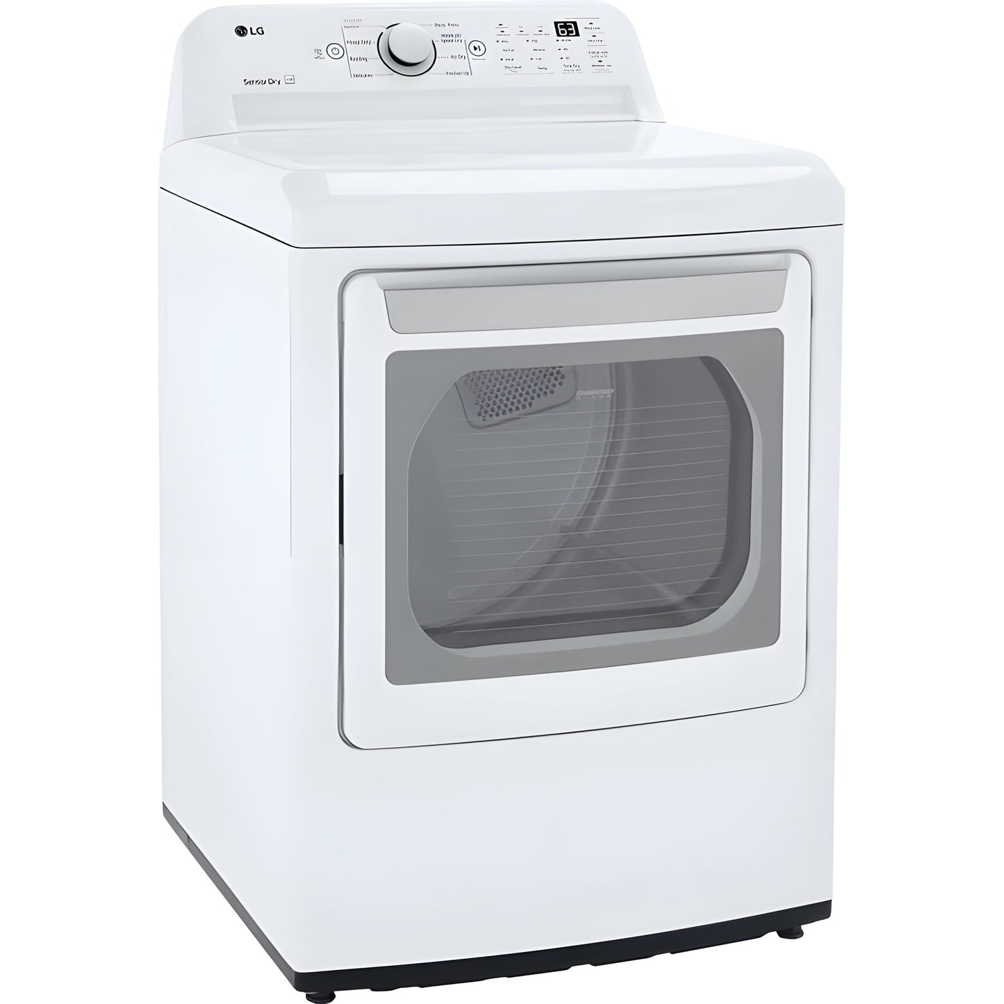 LG 7.3-cu. ft. Ultra Large Capacity Electric Dryer with Sensor Dry Technology in White (DLE7150W)