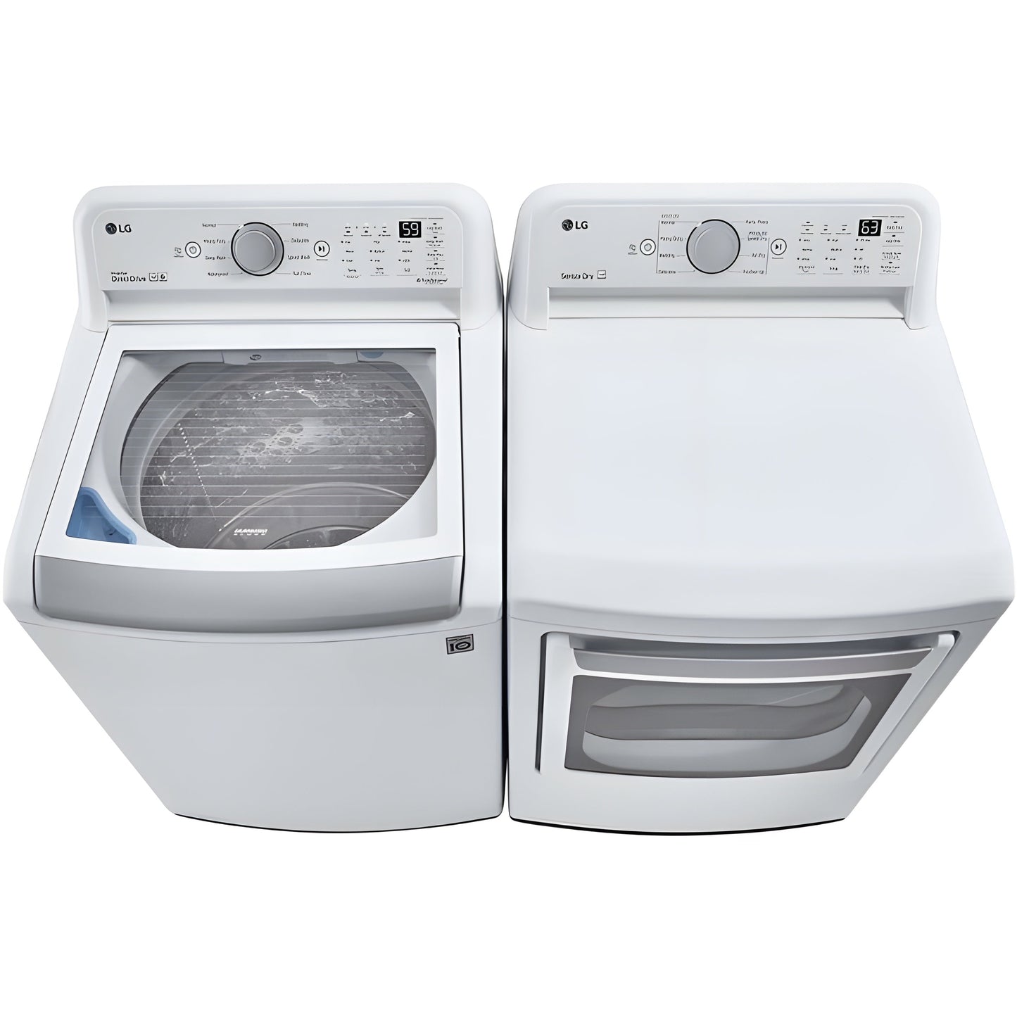 LG 7.3-cu. ft. Ultra Large Capacity Electric Dryer with Sensor Dry Technology in White (DLE7150W)