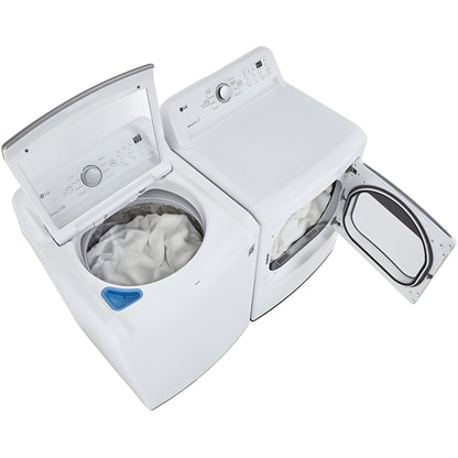 LG 7.3-cu. ft. Ultra Large Capacity Electric Dryer with Sensor Dry Technology in White (DLE7150W)