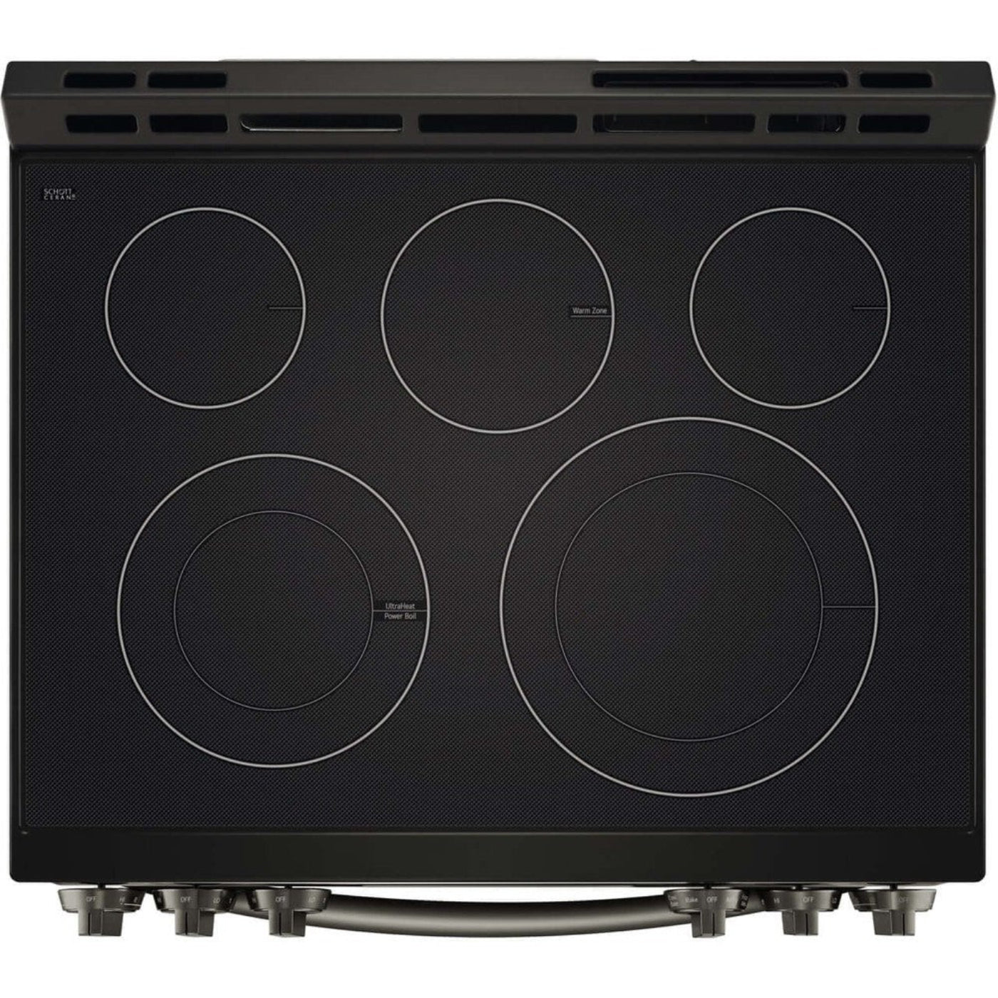 LG 30 in. 6.3-Cu Ft. Smart Wi-Fi Enabled Fan Convection Electric Slide-in Range with Air Fry and EasyClean (LSEL6333D)