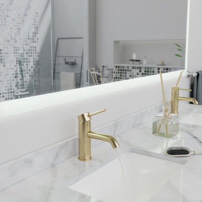 Arpella - Puralite 70 in. x 36 in. LED Wall Mounted Backlit Vanity Mirror  with Memory Dimmer - BLM7036