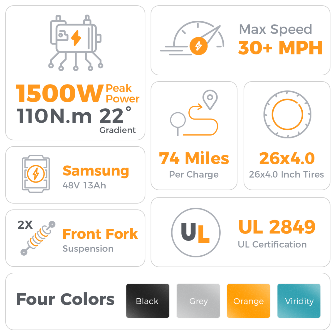 Aipas Ebike Combo Sale M2 + C2 - Aipas-M2orange+C2black