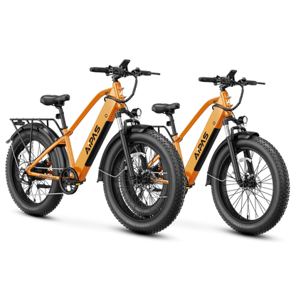 Aipas Ebike Combo Sale M2*2 - Aipas-M2combo-Grey+Orange