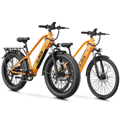Aipas Ebike Combo Sale M2 + C2 - Aipas-M2orange+C2black