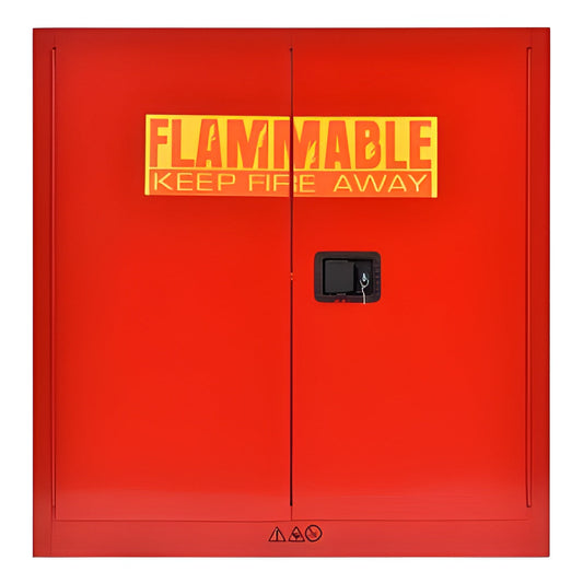 Sandusky Paint and Ink Storage Cabinets - CABINET, SAFETY, CTR HT, PAINT&INK, 40G CAP - PC40-P