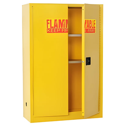 Sandusky Two Door Flammable Safety Cabinets - Double-Door Safety Cabinet, 45 gal. Capacity - SC450F-P - SC450F-P
