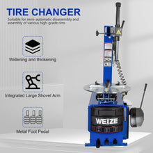 Load image into Gallery viewer, WEIZE Tire Changer Wheel Changer Machine Wheel Balancer Balancing Machine Combo - PLA-1005+PLA-1006
