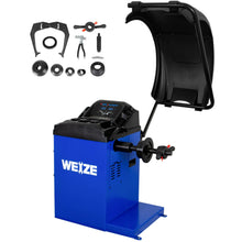 Load image into Gallery viewer, WEIZE Tire Changer Wheel Changer Machine Wheel Balancer Balancing Machine Combo - PLA-1005+PLA-1006
