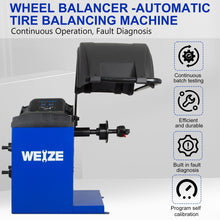 Load image into Gallery viewer, WEIZE Heavy Duty Wheel Balancer Tire Balancers Machine with Protective Cover - PLA-1005+PLA-1006
