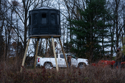 Advantage Hunting RAM 650 Elevated Hunting Blind with Tinted Windows for Bow and Gun - 7026
