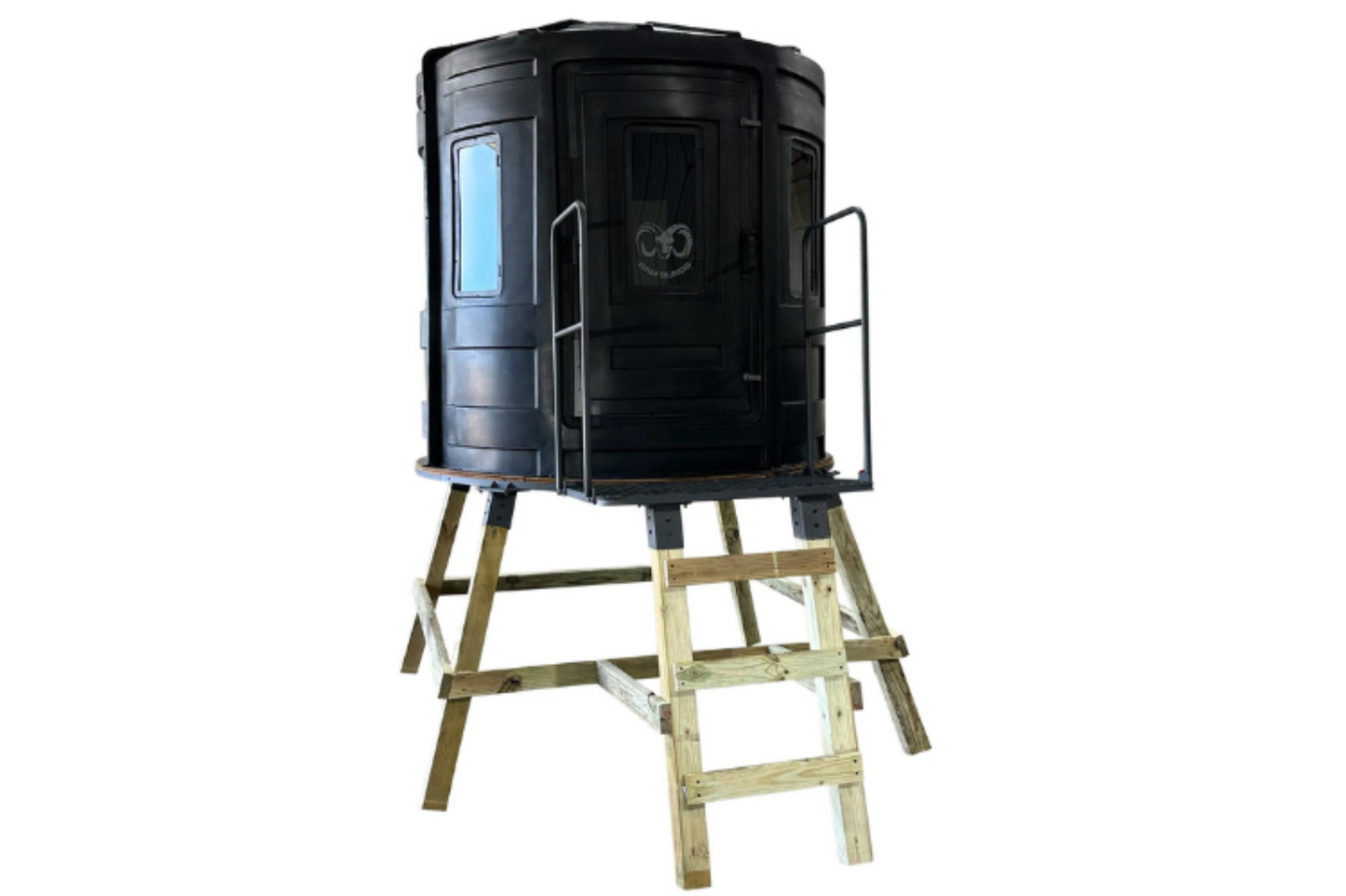 Advantage Hunting RAM 700 Elevated Hunting Blind with Clear Windows for Bow and Gun - 7033