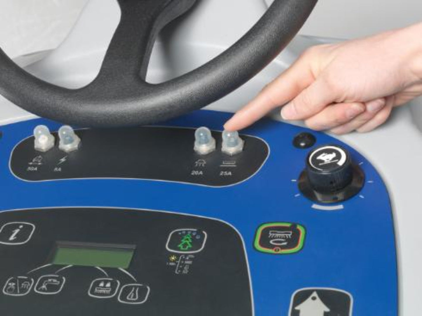 Advance SC1500 20" Ride-On Floor Scrubber, Rev, Battery - 56104012