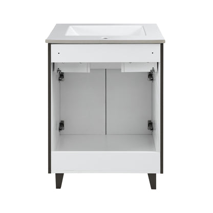 Swiss Madison Bernay 24" Bathroom Vanity in Cedar Grey - SM-BV271CG - Backyard Provider