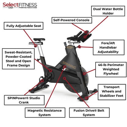 Spinning Spin Bikes Spinning Chrono Commercial Bike - 10-026-KIT