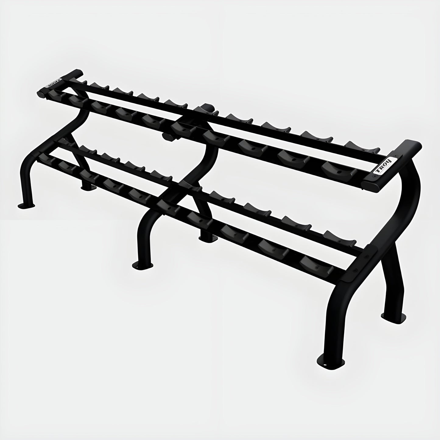 TROY 10-Pair Dumbbell Saddle Rack - DR-10