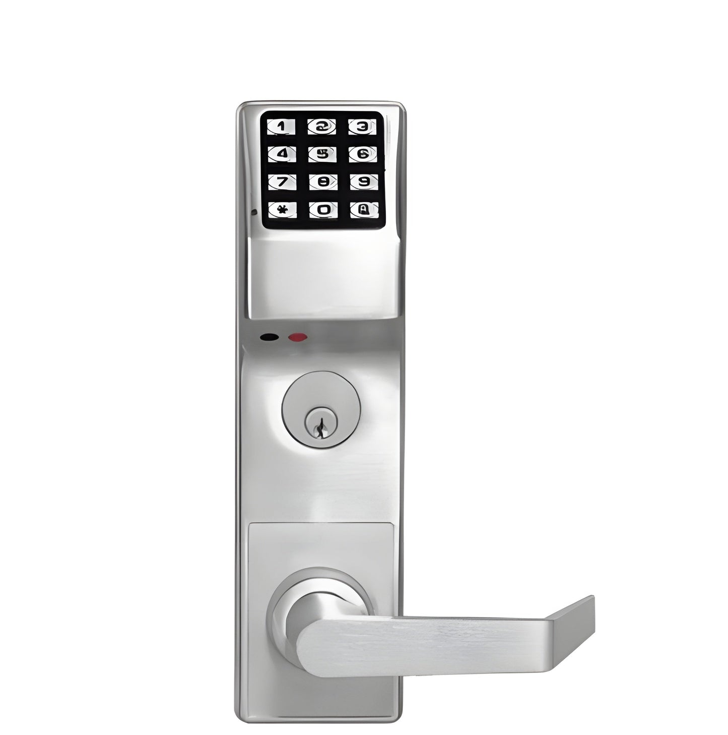 Alarm Lock Trilogy Classroom Mortise Lever Set w/ High Capacity Audit Trail - US26D - Satin Chrome - Left Handed - Grade 1 - ALL-DL3500CRL-26D