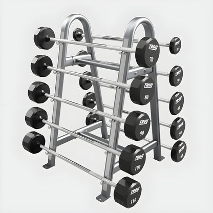 Troy BB-10 Double Sided Horizontal Fixed Barbell Rack - BB-10-MBLK